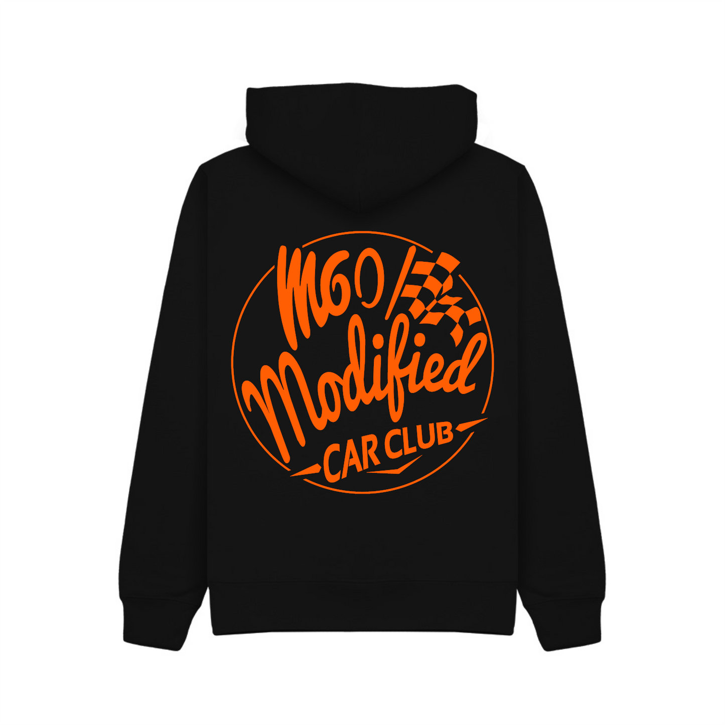 Premium Hoodie Black/Orange
