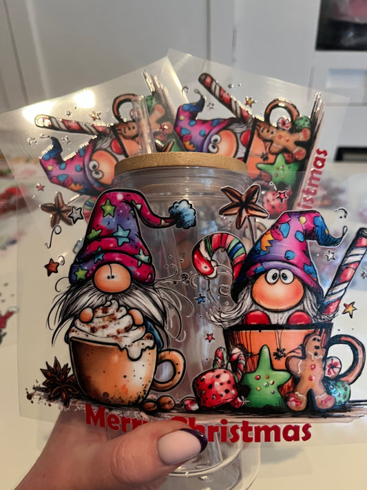 Christmas gnome UVDTF transfer Gnome (Transfer only)