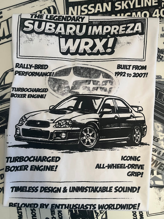 Iconic Comic Tee Subaru WRX