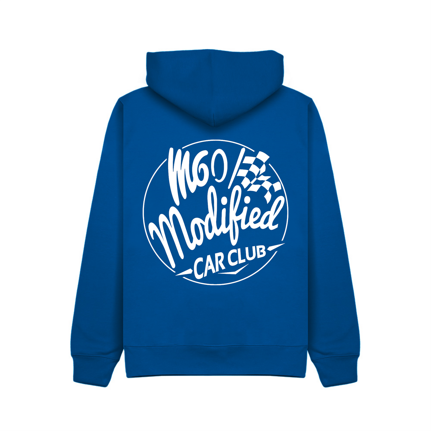 Premium Hoodie Blue/White