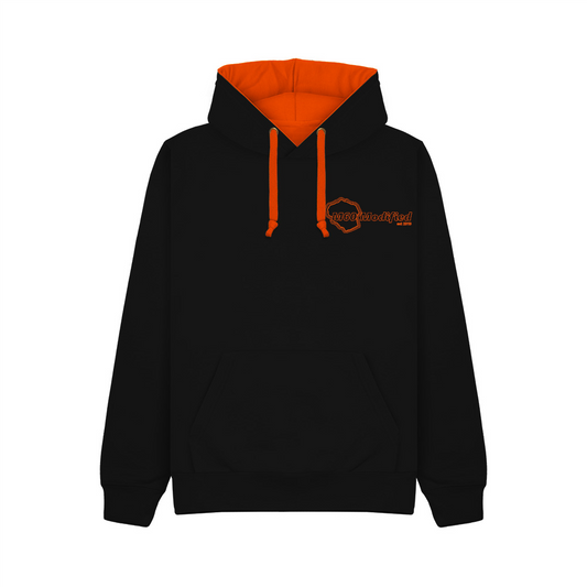 Premium Hoodie Black/Orange