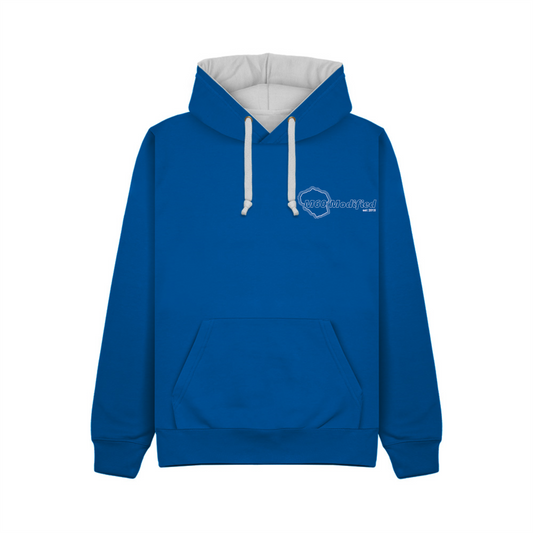 Premium Hoodie Blue/White