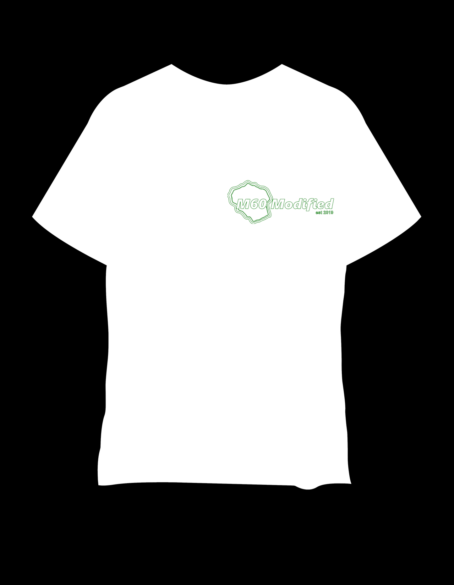 NEW Short Sleeved Heavy Cotton White Tee